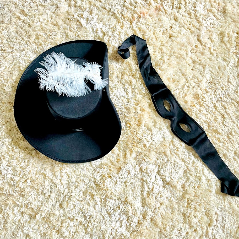 Zorro hat and mask 🎃👻 Halloween